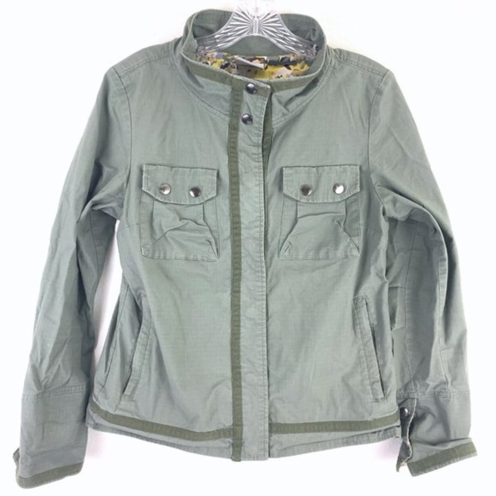 Columbia Army Utility Jacket Floral Lining UV Prt.